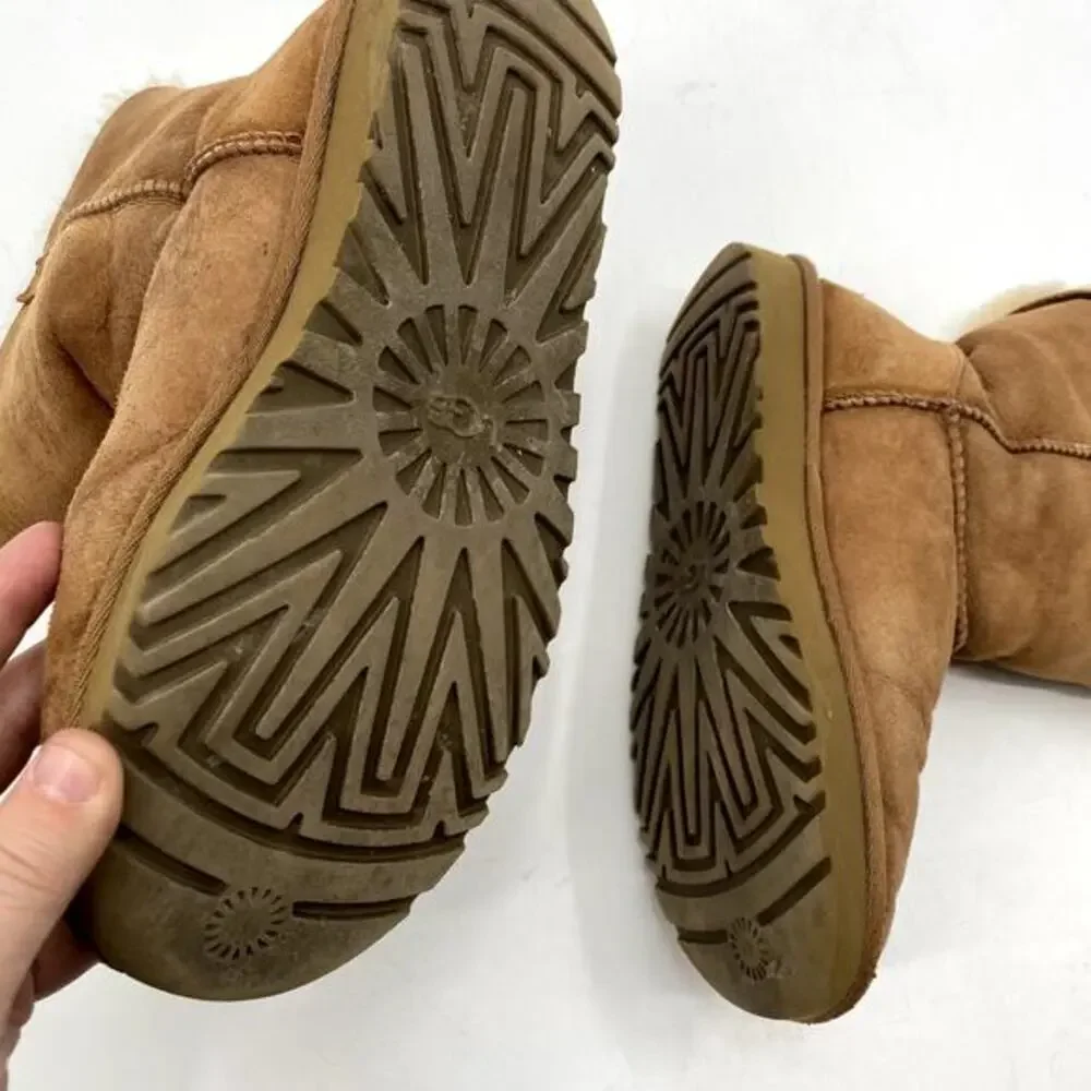UGG side Button Shearling Boots‎